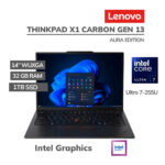 LAPTOP LENOVO THINKPAD X1 CARBON GEN 13 AURA ED ULTRA 7-255U 32GB 1TB SSD 14 WUXGA WINDOWS 11 PRO (21NY0011LM)