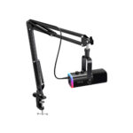 MICROFONO FIFINE AM8T CON BRAZO ( AM8T-B ) BLACK | XLR DINAMICO | LED-RGB - Imagen 2