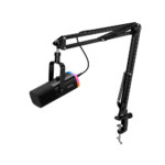 MICROFONO FIFINE AM8T CON BRAZO ( AM8T-B ) BLACK | XLR DINAMICO | LED-RGB - Imagen 3