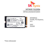 Disco Solido SSD Hynix 512GB ( HFS512GEM4X182N ) PCIe | NVME | Gen4 - OEM