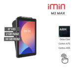 All In One Imin M2 Max Octa-Core 2Gb 16Gb ROM  8 Pulg Android - Impresora 58Mm - Wifi - BT