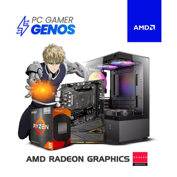 PC GAMER GENOS - RYZEN 5 5600GT | 16GB (2x8) RAM | 512GB SSD