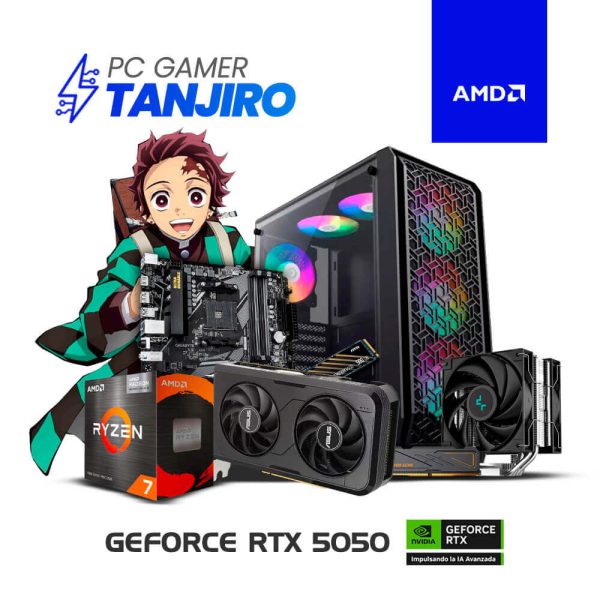 PC GAMER TANJIRO - RYZEN 7 5700 | 16GB RAM | 1TB SSD | T VIDEO RTX 5050 8GB
