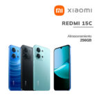 Celular Xiaomi Redmi 15C | Mediatek Helio G81-Ultra | 4GB + 256GB | Pantalla Dot Drop 6.9"