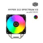COOLER PARA PROCESADOR COOLER MASTER HYPER 212 SPECTRUM V3 (RR-S4NA-17PA-R1) LED-ARGB