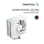 COOLER PARA PROCESADOR DEEPCOOL AK400 DIGITAL SE WH ( R-AK400-WHADMN-GJD ) WHITE | LED-ARGB