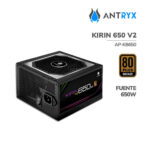 FUENTE DE PODER ANTRYX 650W KIRIN V2 ( AP-KB650 ) 80 PLUS BRONZE