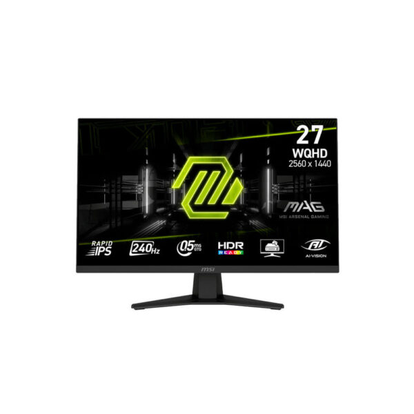 MONITOR GAMER MSI 27" ( MAG-274QF-X24 ) PANEP RAPID IPS | WQHD 2560X1440 | 240HZ - 0.5MS | HDMI - DP