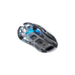 MOUSE GAMER GRAVASTAR MERCURY M2 ( M2-XTAL-BLK ) WIRELESS | SENSOR PAW3395 - 26K DPI | TRANSPARENT BLACK | LED-RGB