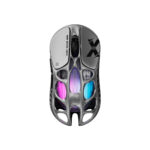 MOUSE GAMER GRAVASTAR MERCURY XPRO (GSXPRO-GRY) WIRELESS - BT - WIRED | PAW3950 - 32K DPI | INTERSTELLAR SILVER | LED-RGB - Imagen 2