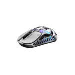 MOUSE GAMER GRAVASTAR MERCURY XPRO (GSXPRO-GRY) WIRELESS - BT - WIRED | PAW3950 - 32K DPI | INTERSTELLAR SILVER | LED-RGB - Imagen 4