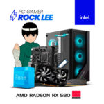 PC GAMER ROCK LEE - I3-14100F| 16GB RAM | 500GB SSD | T VIDEO RX 580 8GB