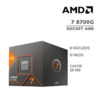 PROCESADOR AMD RYZEN 7 8700G 4.20 GHZ- 16MB (100-100001236SBX) AM5