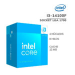 PROCESADOR INTEL CORE I3-14100F 3.50 GHZ - 12MB (BX8071514100F) LGA 1700