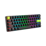 TECLADO GAMER ROYAL KLUDGE (RK-C61) BLACK/GREEN | SWITCH MAGNETICO MINT | LED-RGB - Imagen 3