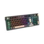 TECLADO GAMER ROYAL KLUDGE (RK-S98) WIRELESS - BT - WIRED | PHANTOM | SWITCH CHARTREUSE | LED-RGB - Imagen 3