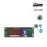 TECLADO GAMER ROYAL KLUDGE (RK-S98) WIRELESS - BT - WIRED | PHANTOM | SWITCH CHARTREUSE | LED-RGB