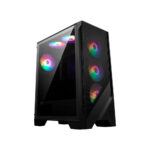 Case Gamer MSI Mag Forge 120A Airflow ( 306-7G23A41-HH9 ) Negro | 6 LED-ARGB - Imagen 2