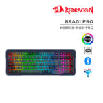 TECLADO GAMER REDRAGON BRAGI PRO (K688GB-RGB-PRO) WIRED - BT - WIRELESS | SWITCH RPC LINEAR | LED-RGB