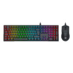KIT REDRAGON ESSENTIALS TECLADO (TRUNDLE K668)+ MOUSE (K1NG M724) BLACK | S146-SP - Imagen 2