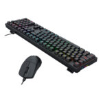 KIT REDRAGON ESSENTIALS TECLADO (TRUNDLE K668)+ MOUSE (K1NG M724) BLACK | S146-SP - Imagen 5