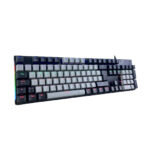 TECLADO GAMER T-DAGGER NAXOS (T-TGK310GB SP) GREY/BLACK | SWITCH RED | LED-RAINBOW - Imagen 4