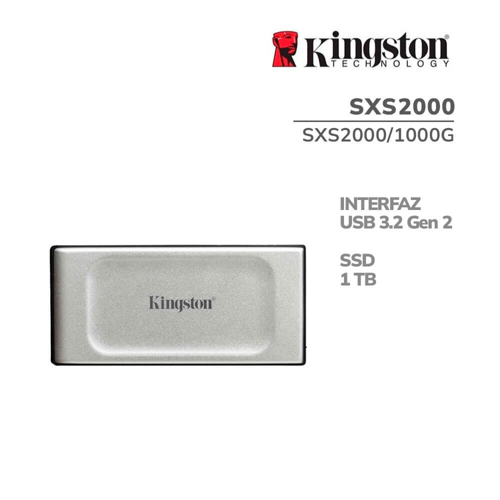 disco-ssd-externo-kingston-1-tb-sxs2000-1000g-plata-usb-3.2-gen-2x2-pc-speed DISCO SSD EXTERNO KINGSTON 1 TB ( SXS2000/1000G ) PLATA | USB 3.2 GEN 2X2