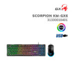 KIT GAMER GENIUS GX SCORPION KM-GX6 AI COPILOT (31330010401) TECLADO + MOUSE | LED-RGB