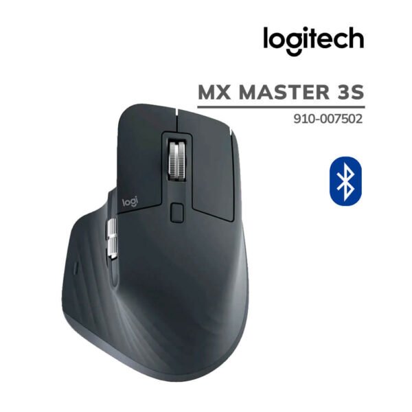 MOUSE LOGITECH MX MASTER 3S WIRELESS ( 910-007502 ) | BLUETOOTH | GRAPHITE