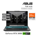 LAPTOP GAMER ASUS TUF A15 FA506NCG-HN185 RYZEN 7-7445HS 16GB 512GB SSD GEFORCE RTX 3050 4GB 15.6 FHD 144HZ FREEDOS (90NR0JF7-M00F40)