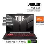 LAPTOP GAMER ASUS TUF FA607NUG-RL117 RYZEN 7-7445HS 16GB 512GB SSD GEFORCE RTX 4050 6GB 16" WUXGA FREEDOS (90NR0MU3-M007A0)