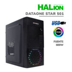 Case Halion Dataone Star 501 | Fan LED | 600W