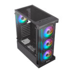 Case Gamer Halion Tauro Cr33 ( TAURO-CR33 ) Panel Vidrio | 500W | 4 LED-ARGB - Imagen 3