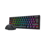 KIT GAMER REDRAGON GAMING ESSENTIALS (S143-SP) LED RGB| TECLADO Y MOUSE| SWITCH RED| BLACK