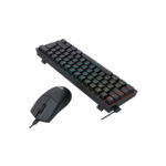 KIT GAMER REDRAGON GAMING ESSENTIALS (S143-SP) LED RGB| TECLADO Y MOUSE| SWITCH RED| BLACK