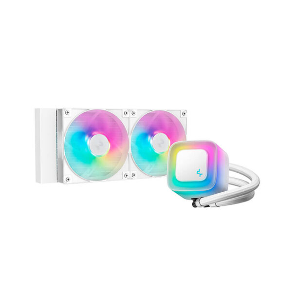 SISTEMA DE ENFRIAMIENTO LIQUIDO DEEPCOOL LE240 V2 ( R-LE240-WHAMMN-G-2 ) LED-ARGB
