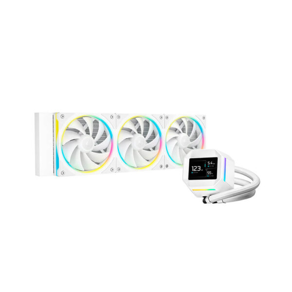 SISTEMA LIQUIDO DEEPCOOL LM360 WH ( R-LM360-WHDMMC-1 ) PANTALLA 2.4" IPS | LED-ARGB