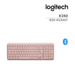 TECLADO LOGITECH K250 BLUETOOTH ROSE SP (920-013447)