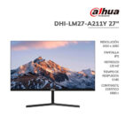 MONITOR GAMER DAHUA 27" (DHI-LM27-A211Y) PANEL IPS | 120HZ - 5MS | HDMI - VGA