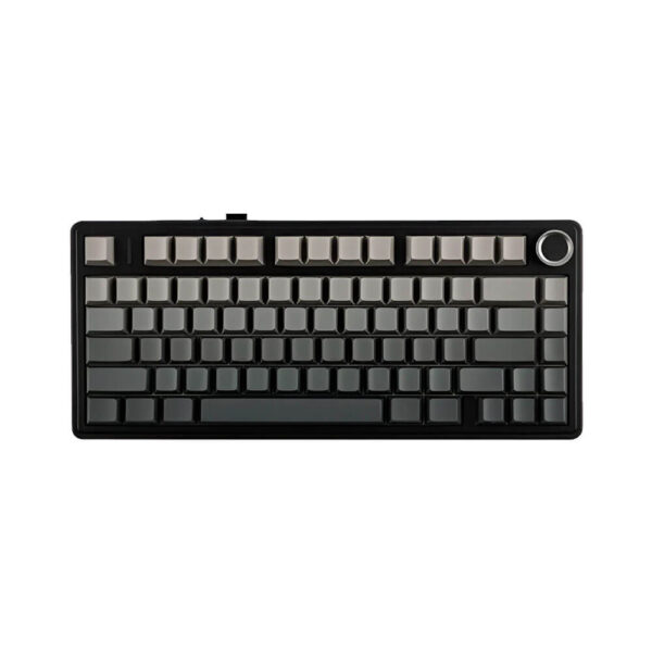 TECLADO GAMER AULA F75 PRO (F75PRO-B) WIRED - BT - WIRELESS | GRADIENT GREY | SWITCH REAPER | LED-RGB