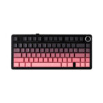 TECLADO GAMER AULA F75 PRO (F75PRO) WIRED - BT - WIRELESS | GRADIENT BLACK/PINK | SWITCH REAPER | LED-RGB