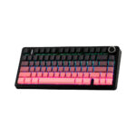 TECLADO GAMER AULA F75 PRO (F75PRO) WIRED - BT - WIRELESS | GRADIENT BLACK/PINK | SWITCH REAPER | LED-RGB