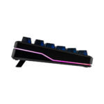 TECLADO GAMER AULA F87 PRO V2 (F87 PRO V2) WIRED - BT - WIRELESS | BLACK FROSTED TRANSPARENT | SWITCH X3 | LED-RGB