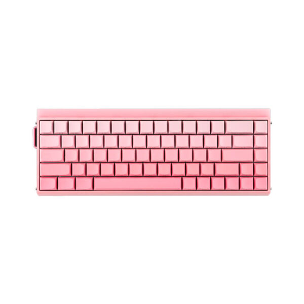 TECLADO GAMER AULA HERO68HE (HERO68HE) WIRED | PINK GRADIENT | SWITCH BLACK KING MAGNETIC | LED-RGB