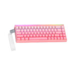 TECLADO GAMER AULA HERO68HE (HERO68HE) WIRED | PINK GRADIENT | SWITCH BLACK KING MAGNETIC | LED-RGB