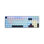 TECLADO GAMER AULA S100 PRO (S100PRO) WIRED - BT - WIRELESS | LIGHT BLUE/WHITE/BLACK PURPLE | SWITCH BROWN | LED-RGB