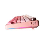 TECLADO GAMER AULA S75 PRO (S75PRO) WIRED - BT - WIRELESS | PINK | SWITCH GREYWOOD V3 | LED-RGB