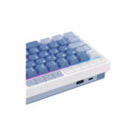 TECLADO GAMER ROYAL KLUDGE (RK M65) OCEAN BLUE | TRI-MODES WIRELESS - BT - USB | CREAM SWITCH | LED-RGB