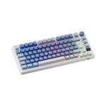 TECLADO GAMER ROYAL KLUDGE (RK M75) OCEAN BLUE | TRI-MODES WIRELESS - BT - USB | K SILVER SWITCH | LED-RGB