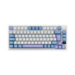 TECLADO GAMER ROYAL KLUDGE (RK-M75) TARO MILK | TRI-MODES WIRELESS - BT - USB | K SILVER SWITCH | LED-RGB